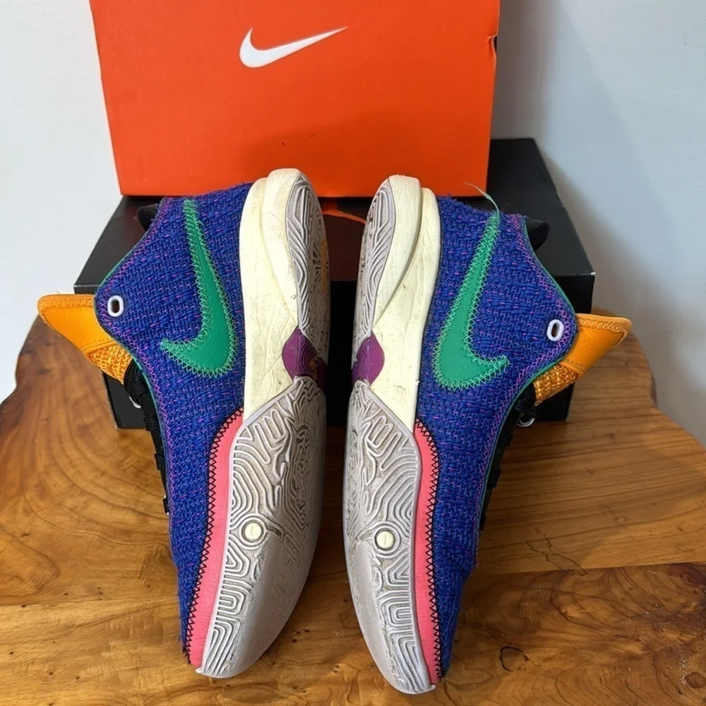 Nike LeBron 20 Grade GS Racer Blue Basketball Sneakers Running Shoes Woman 7.5 - Picture 8 of 13